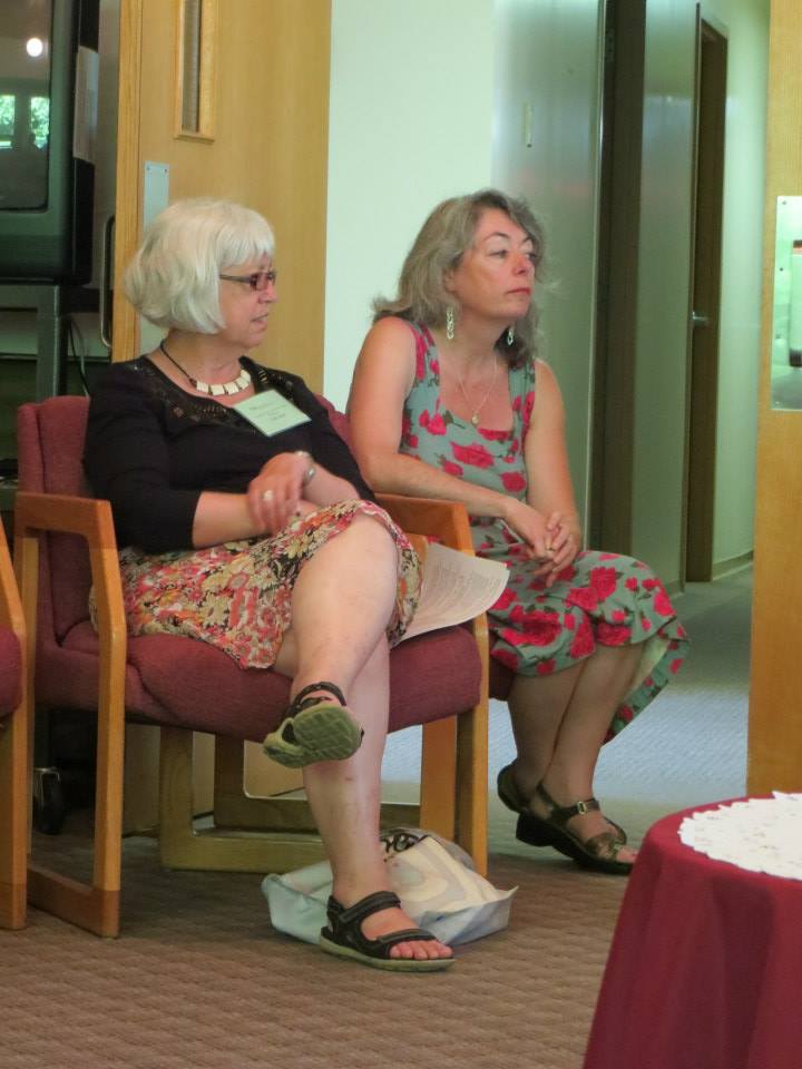 Dr. Gail Allan and Dr. Mary Marrocco. Photo by André Lavergne, ELCIC