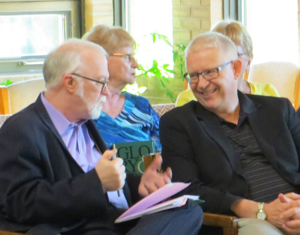 Dr. Timothy George and Dr. Gordon Jensen. Photo by André Lavergne, ELCIC