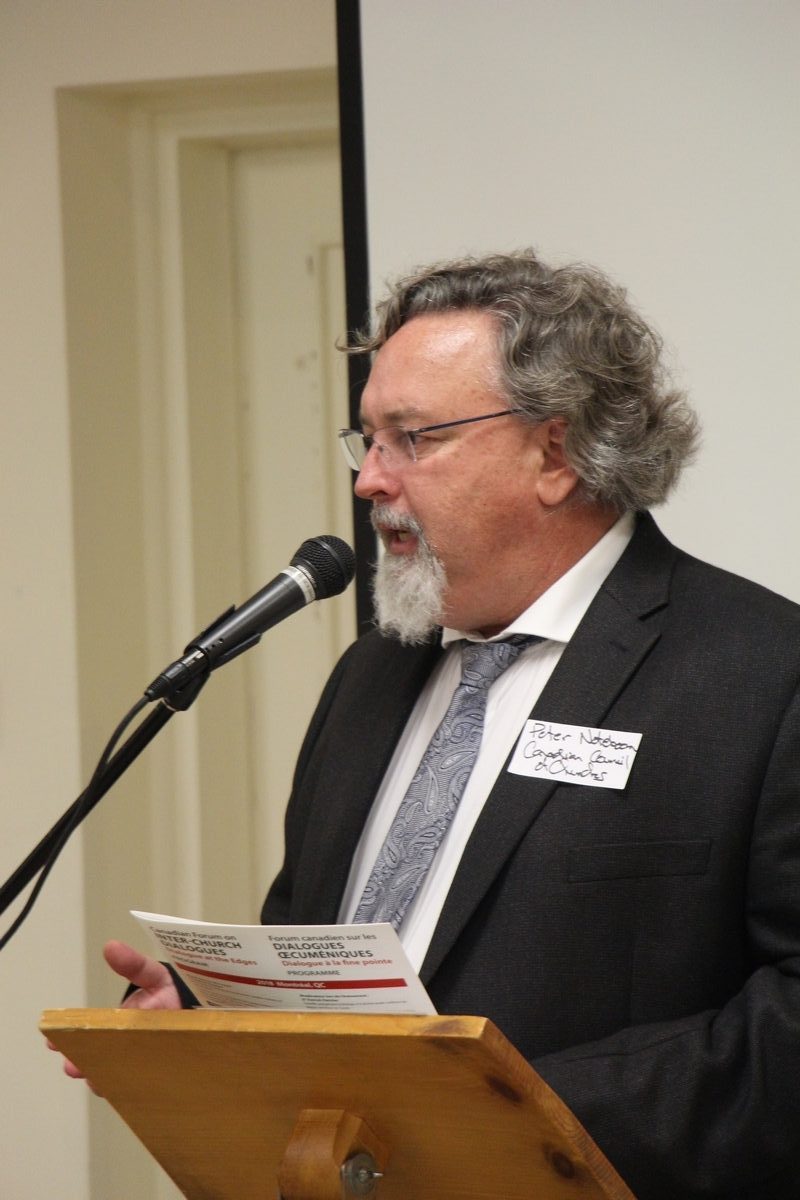 Peter Noteboom, general secretary of the Canadian Council of Churches